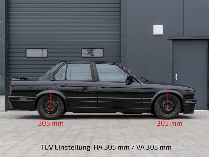 TA Technix Gewindefahrwerk Deep  härteverstellbar für BMW 316i Typ E30 (Limousine) 